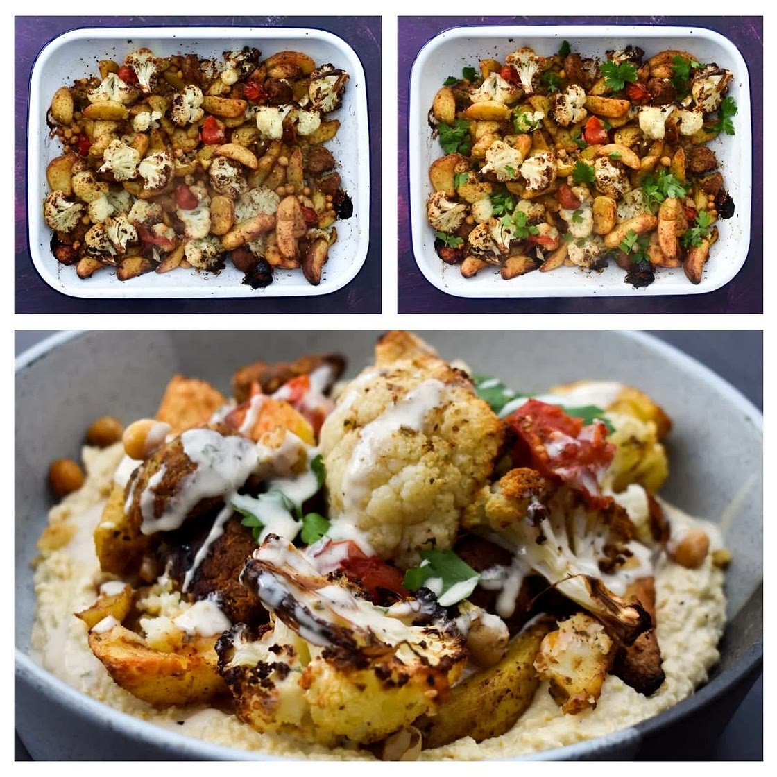 Lebanese Cauliflower and Potato Bake
