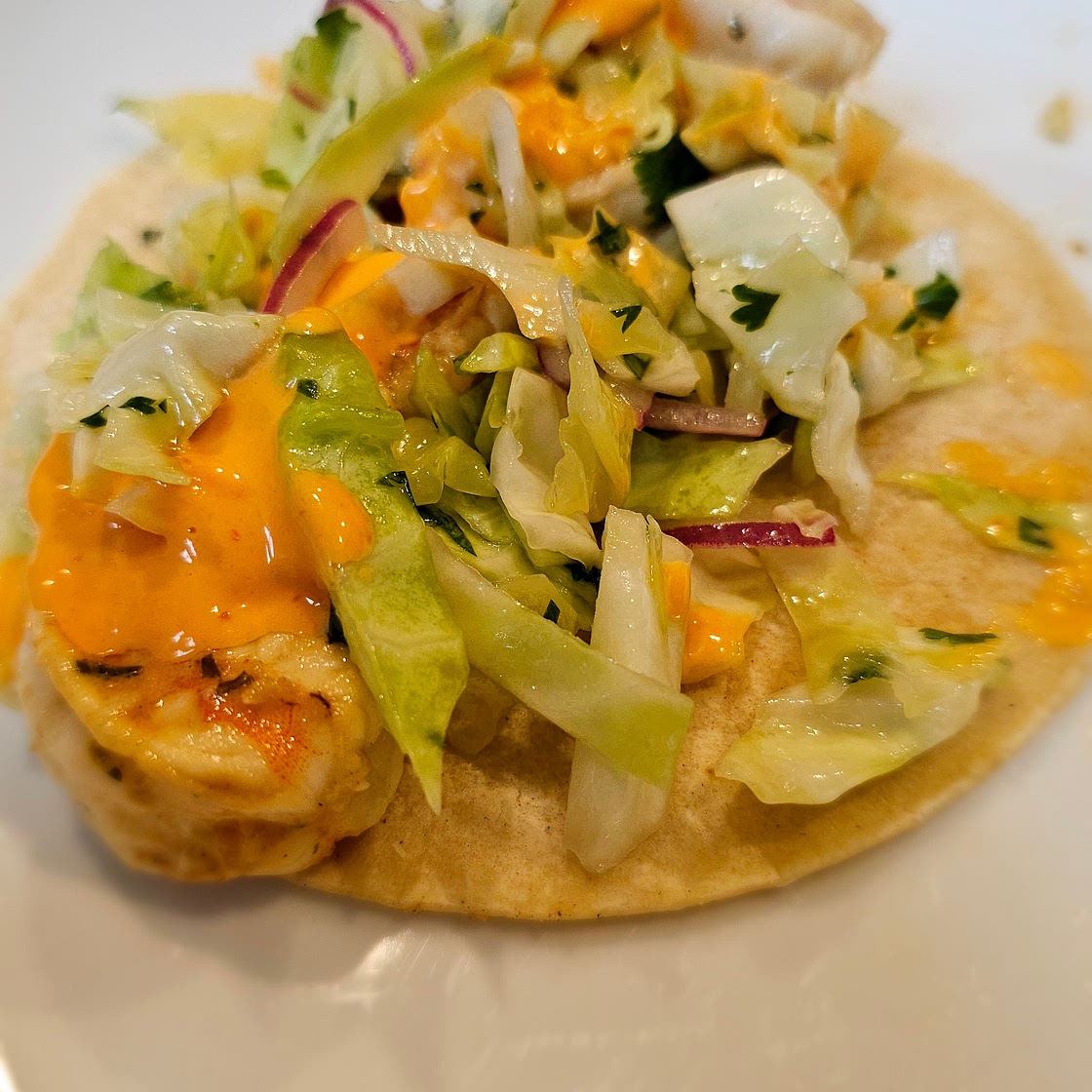 Nana's birthday shrimp tacos 🦐🦐