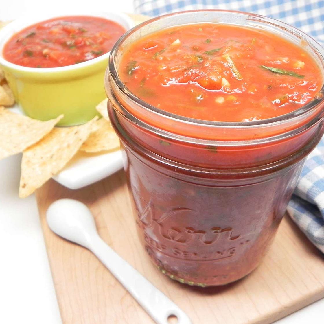 Instant Pot Canned Tomato Salsa