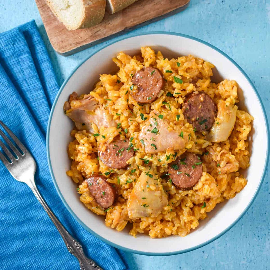 Chicken and Rice with Sausage