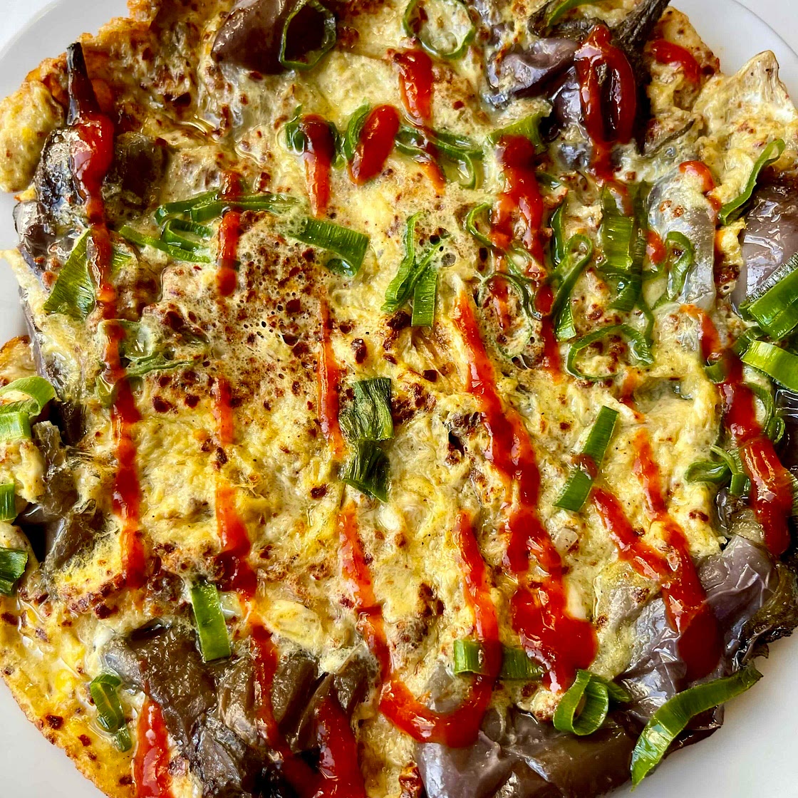 Fried mini  Aubergine and Eggs - Mini Tortang Talong  