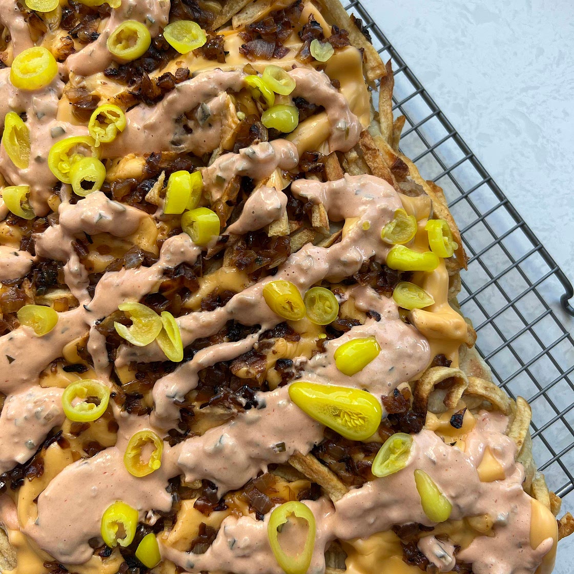 In-N-Out Animal Style Fries Focaccia 