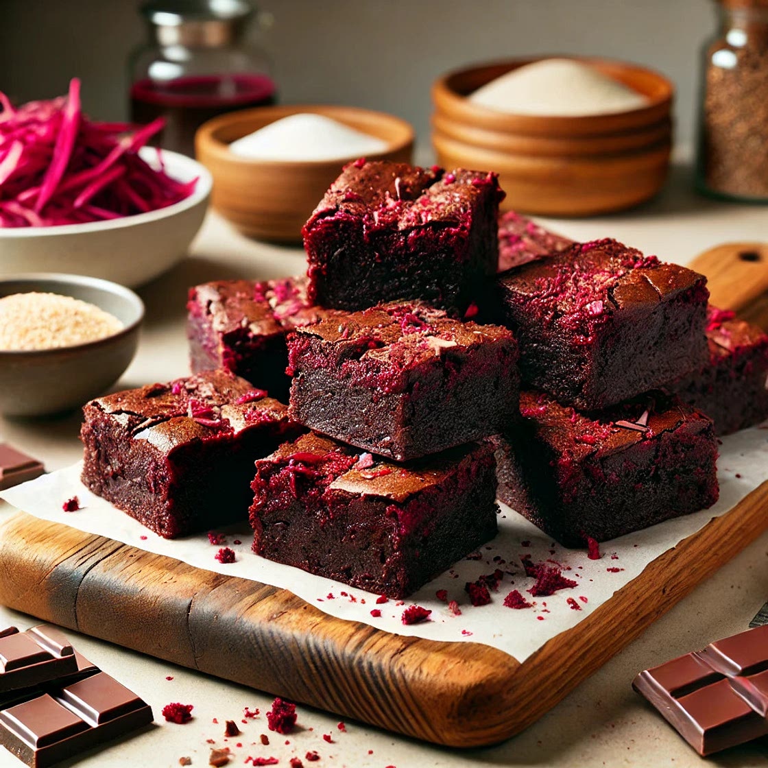 WIP: Stovetop beetroot chocolate brownies/muffins