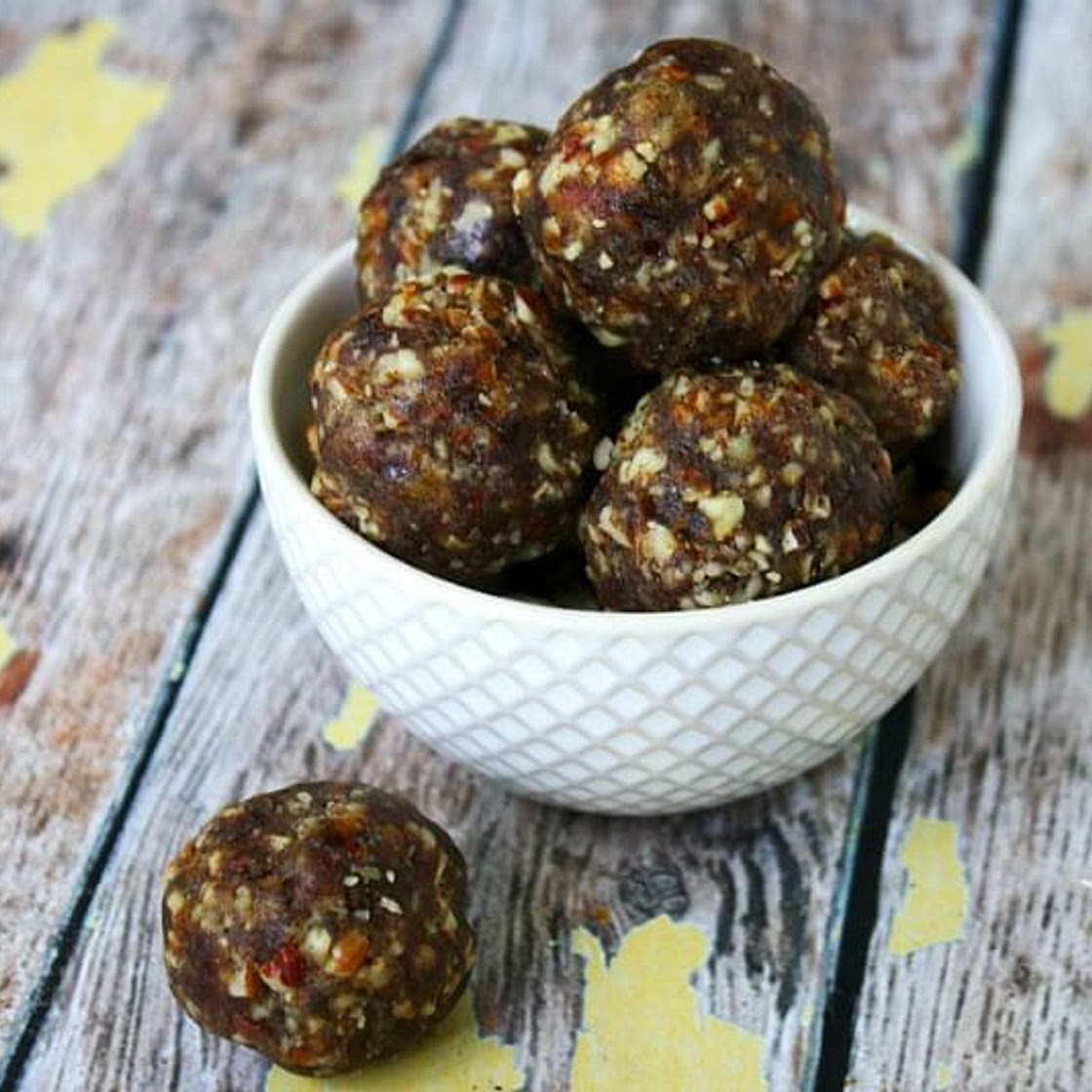 Gluten-Free Vegan No-Bake Pecan Pie Truffles