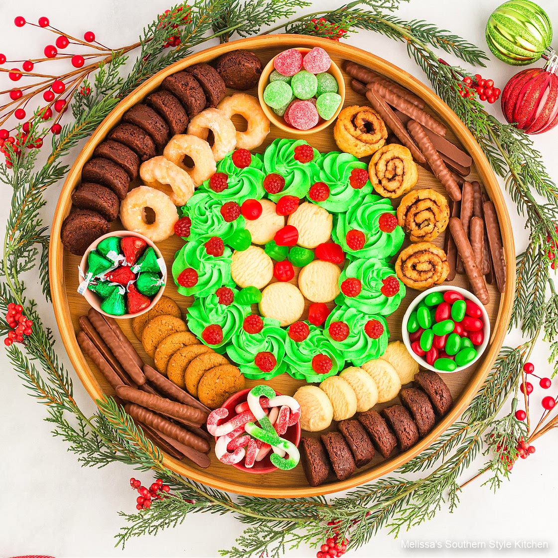 Christmas Dessert Board (with Buttercream Icing)