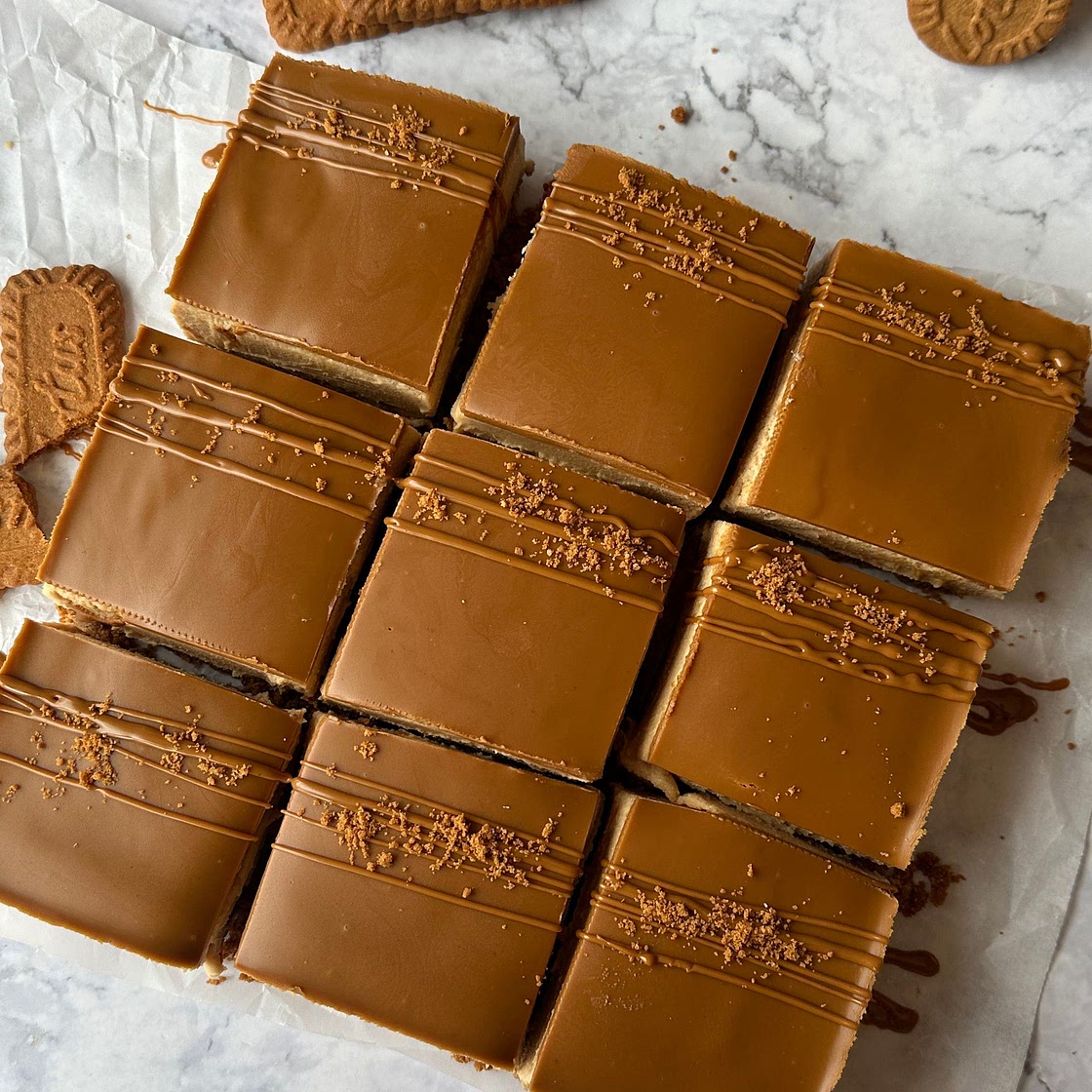 Biscoff Cheesecake Bars