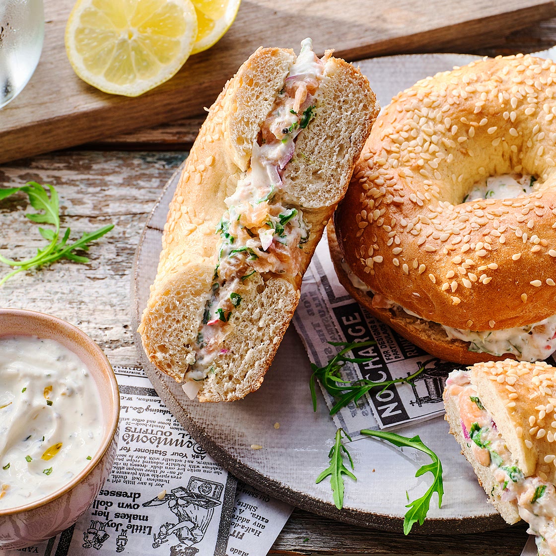 Chopped Bagel Sandwich