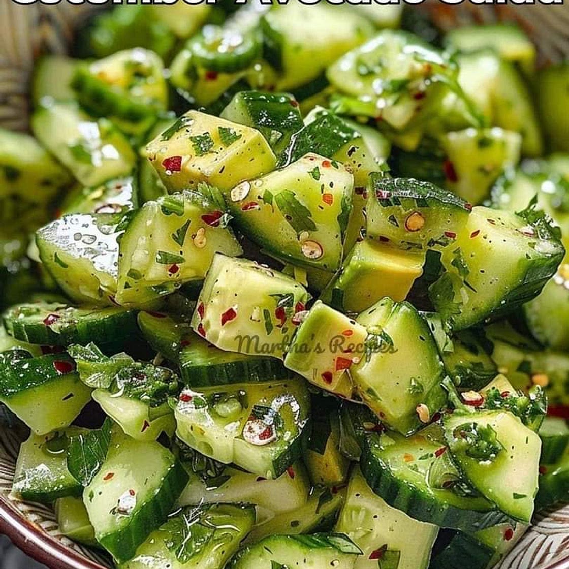 Cucumber Avocado Salad