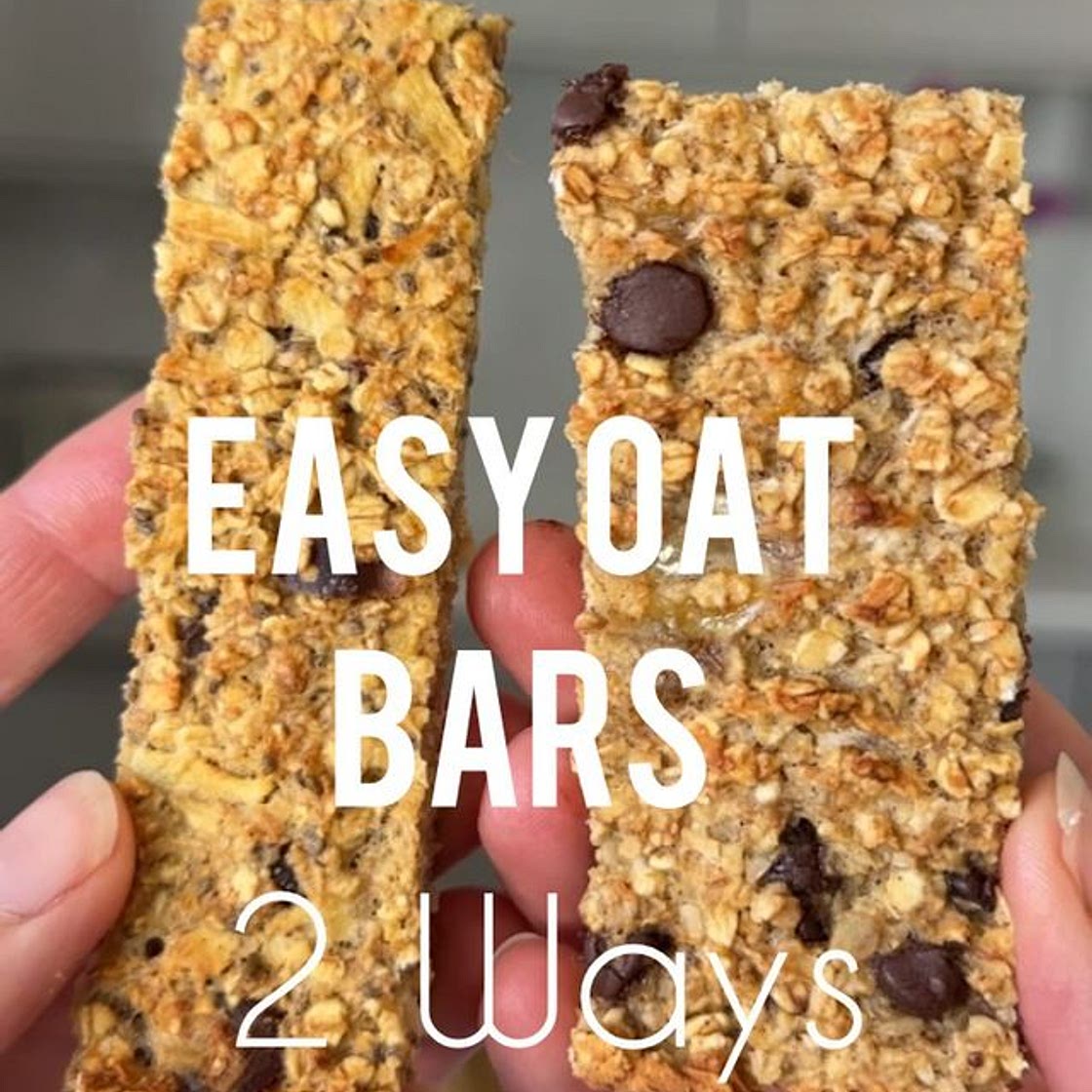 Apple and Date Oat Bars