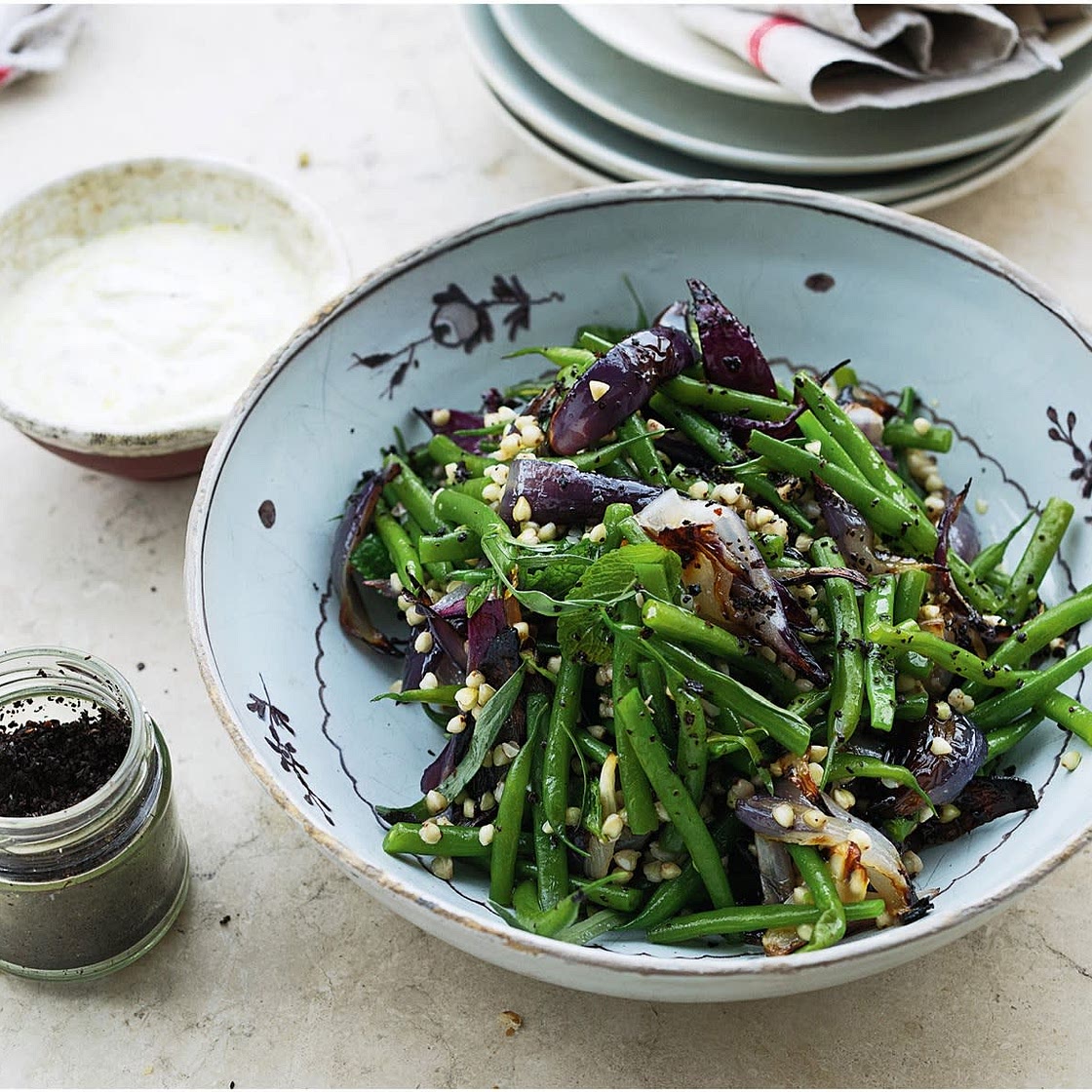 Buckwheat and French bean salad by Ottolenghi
