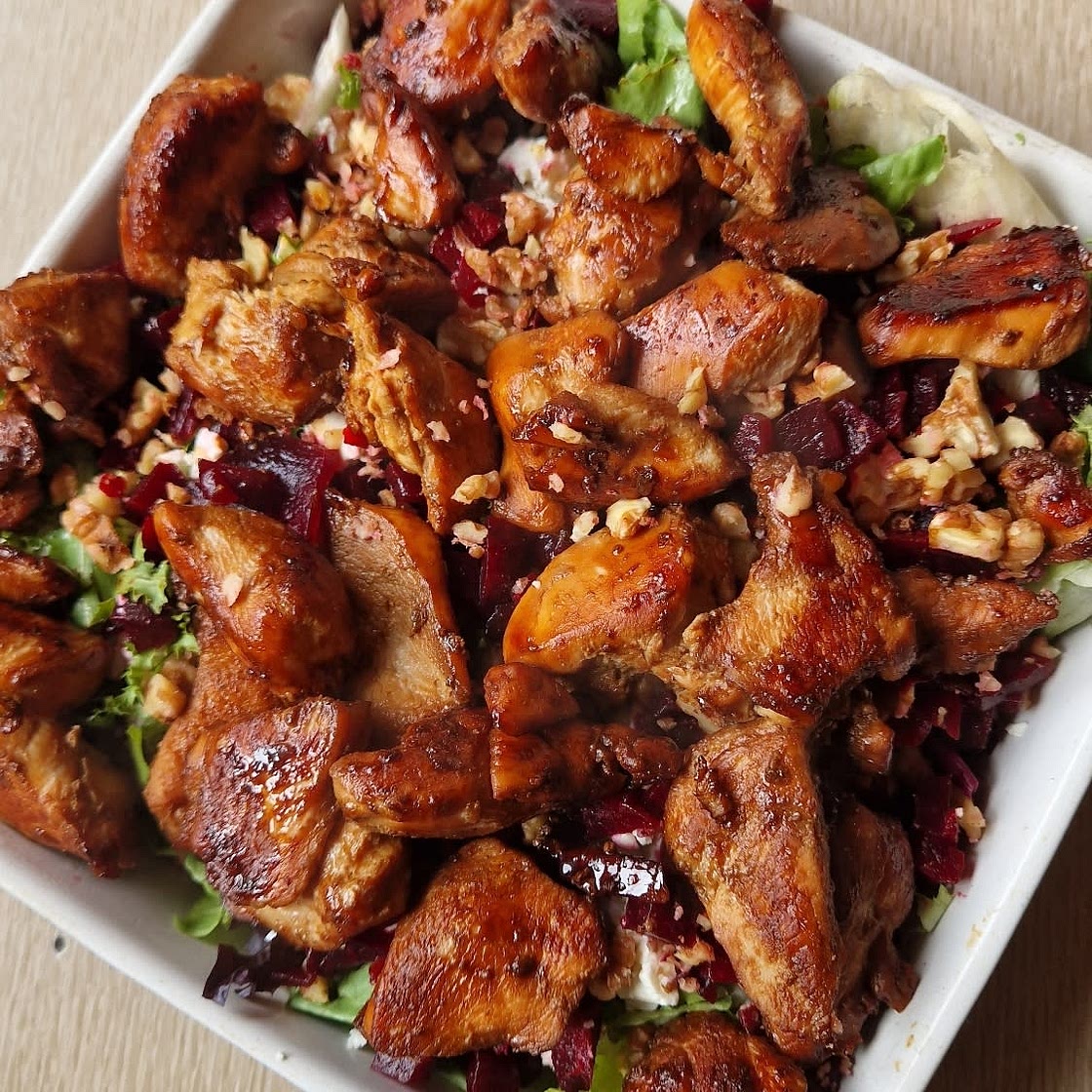 Feta & beetroot salad