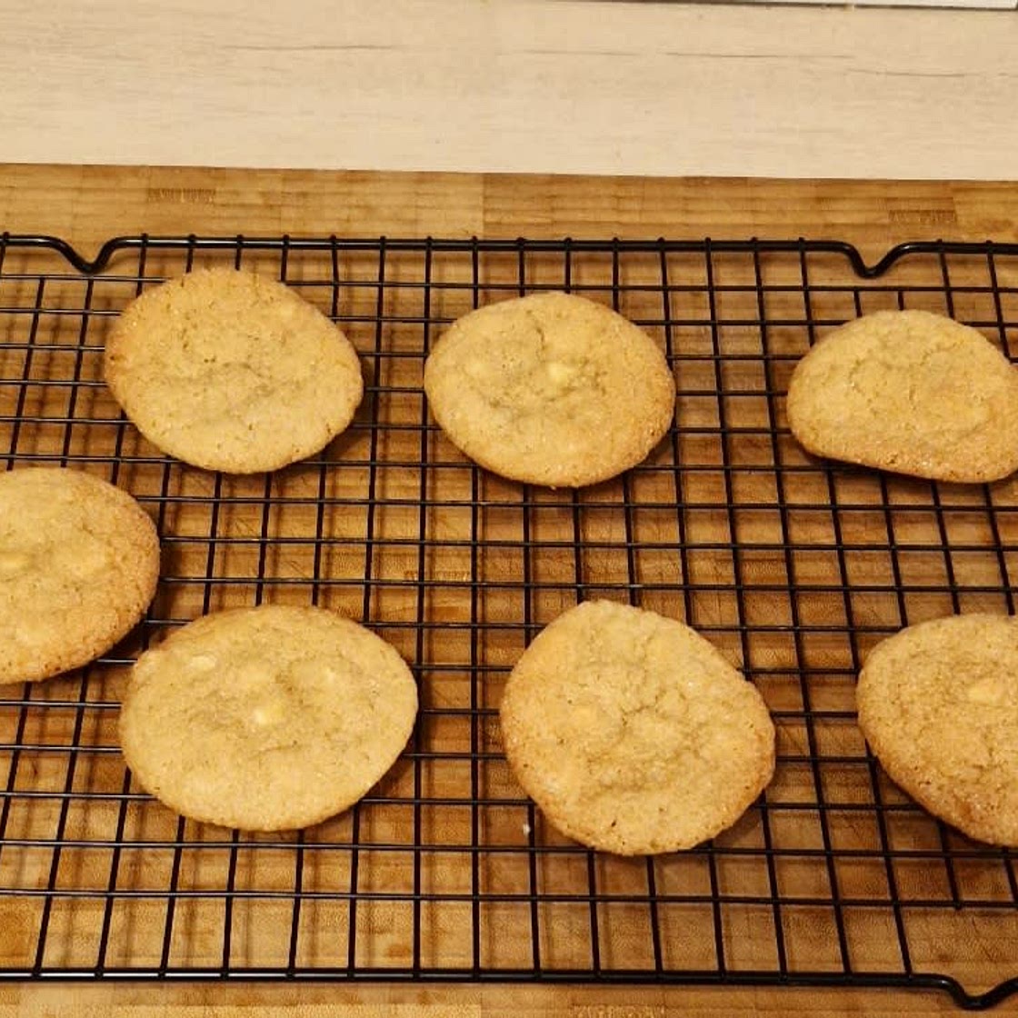 White chocolate snickerdoodles