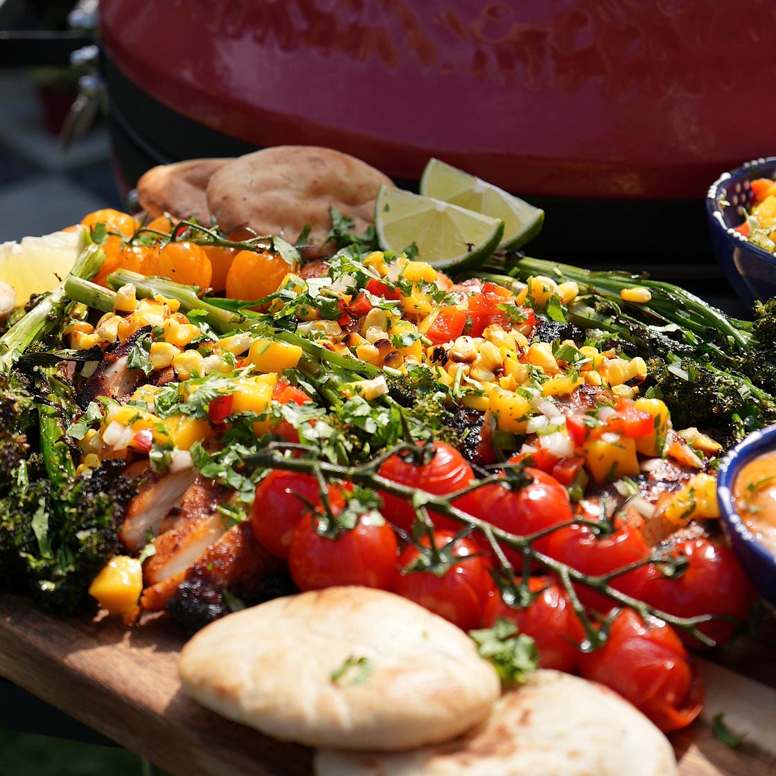 Grilled Chipotle Chicken with Mango Salsa