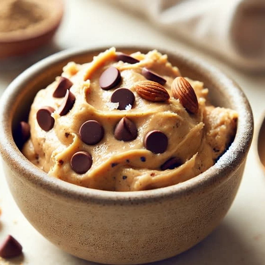 Here's a simple, healthy cookie dough recipe for one: