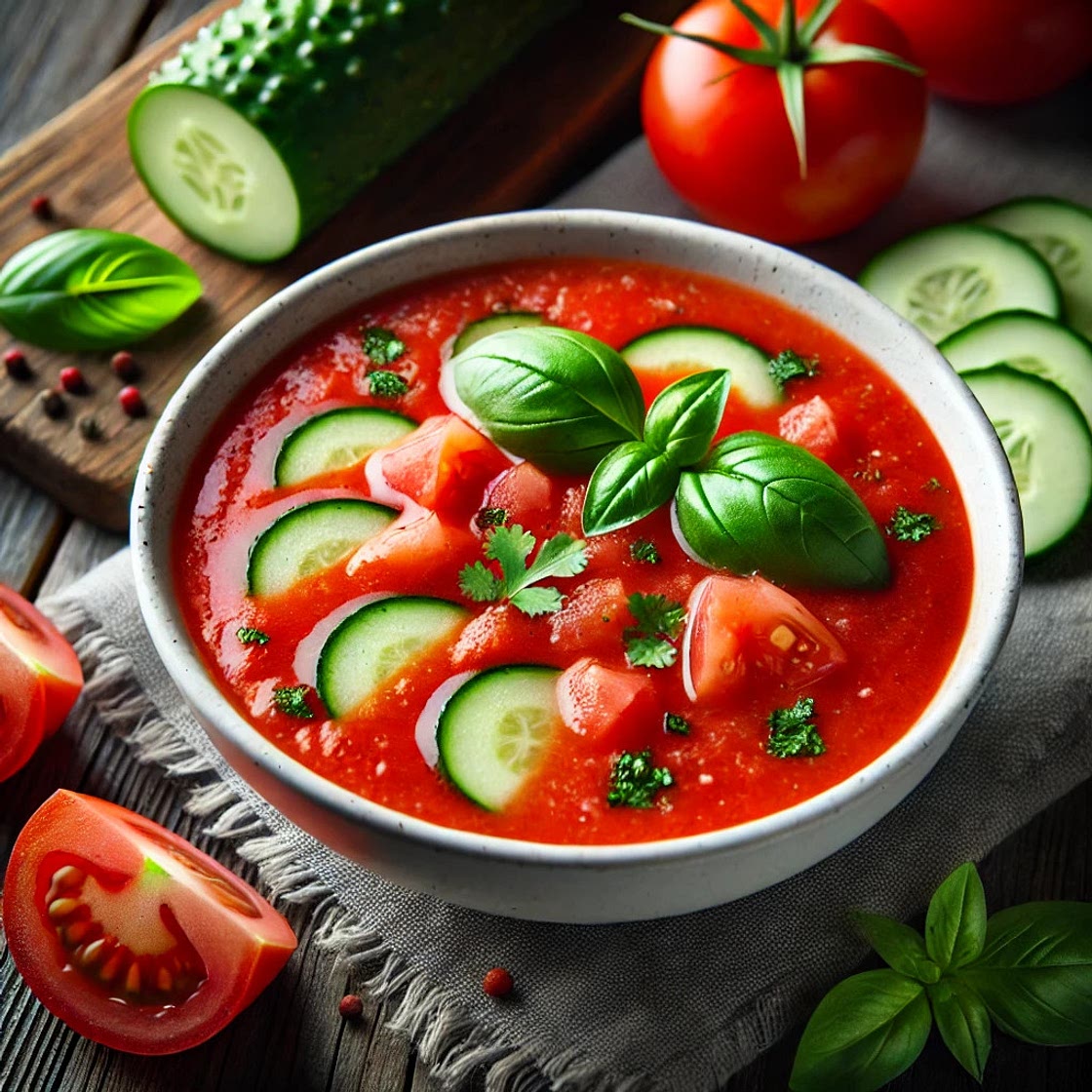 Gaspacho hyper simple et healthy