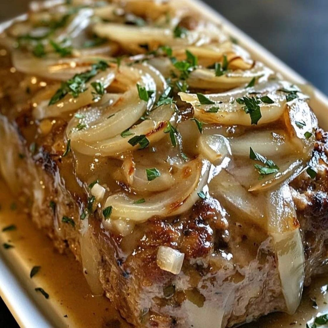 French Onion Meatloaf