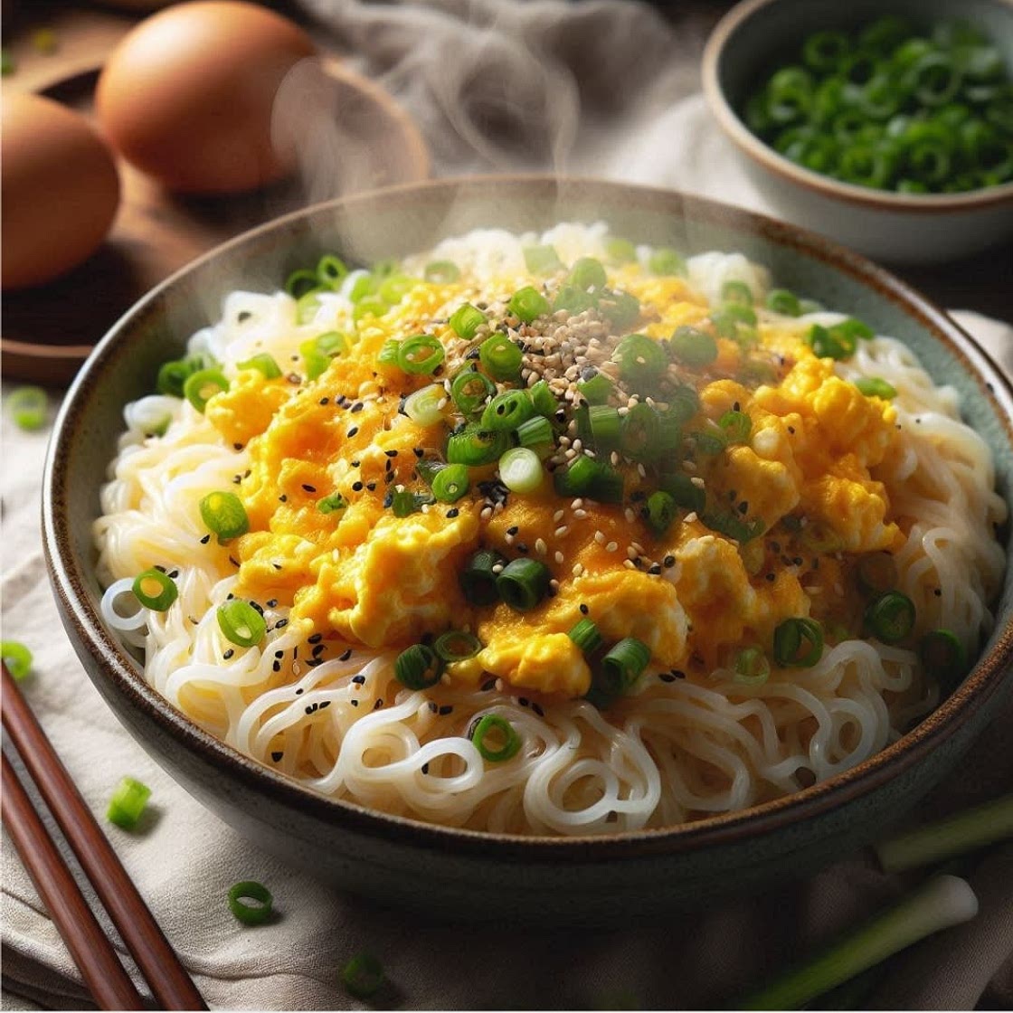 Nouilles de konjac aux oeufs