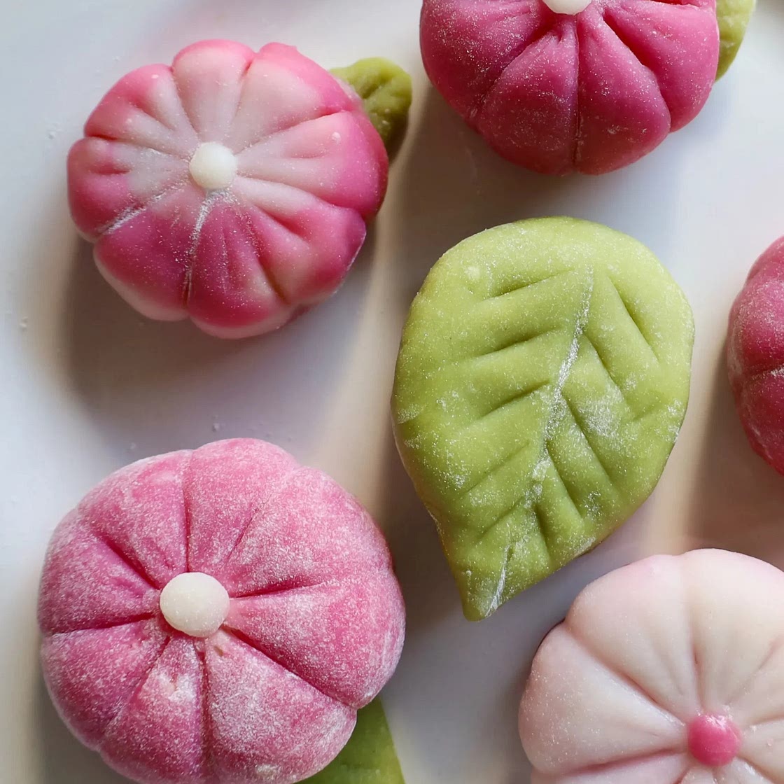 Flower Snow Skin Mooncake