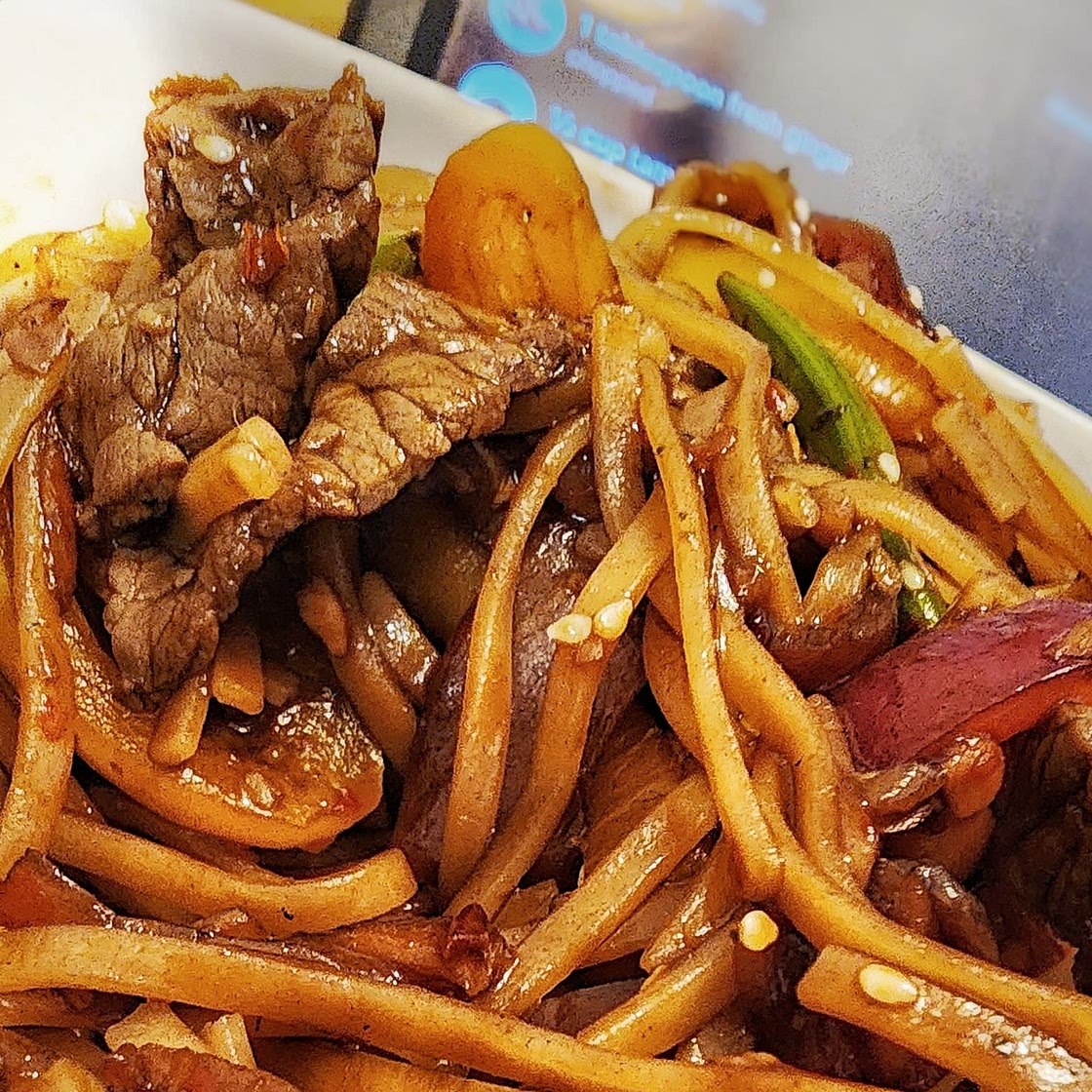20 Minute Korean Beef Sesame Noodles