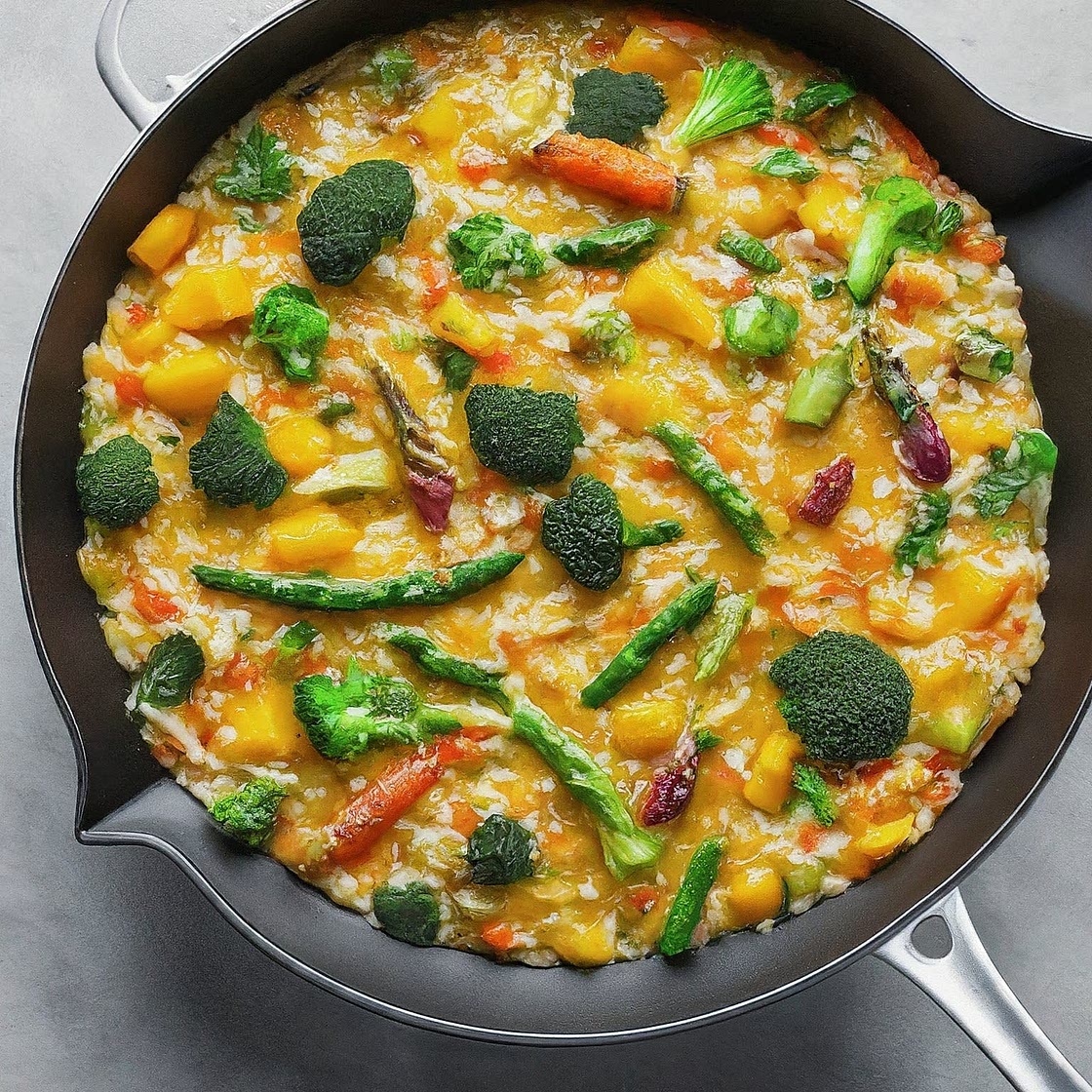 Perfectly Creamy Veggie Risotto: Easy, Flavorful, and Ready in 45 Minutes
