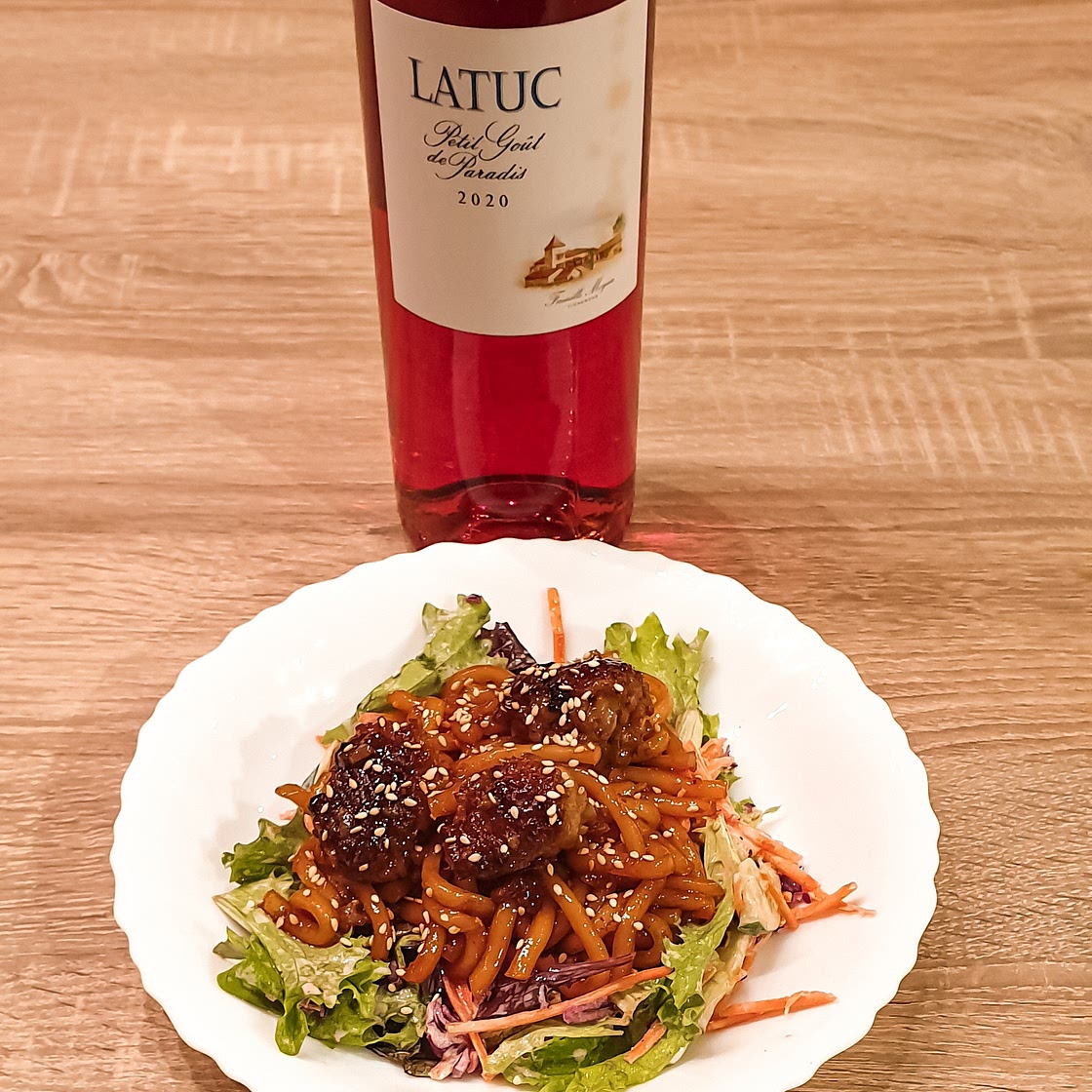 Boulettes à l'asiatique.