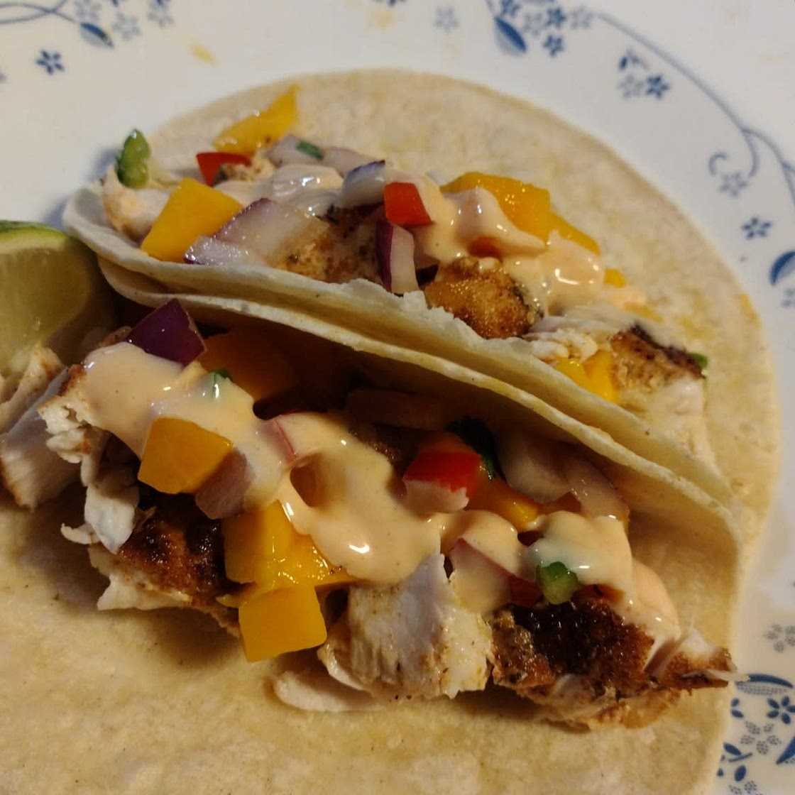 Blackened Mahi Mahi Fish Tacos