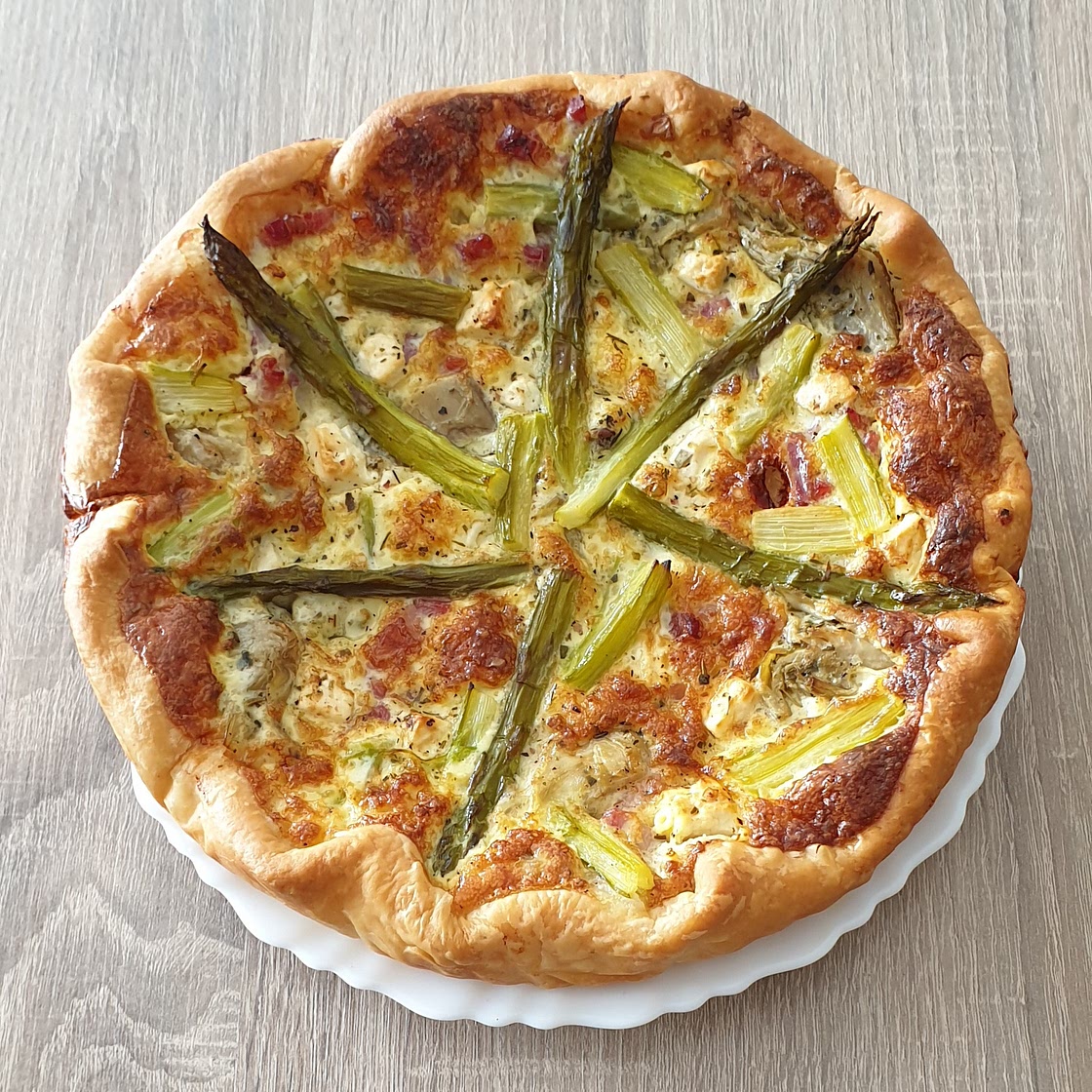 Quiche aux asperges