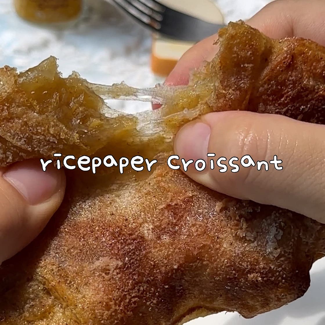 Ricepaper croissant