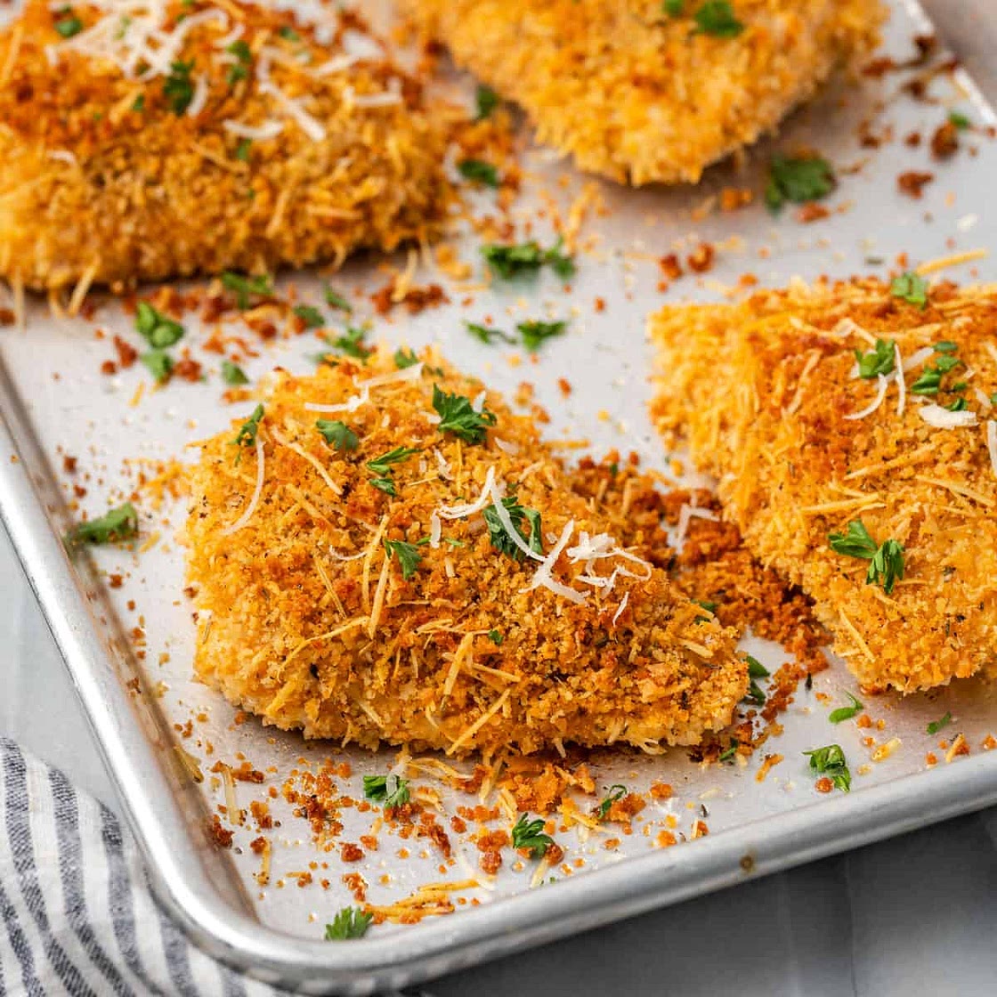 Crispy Baked Panko Chicken