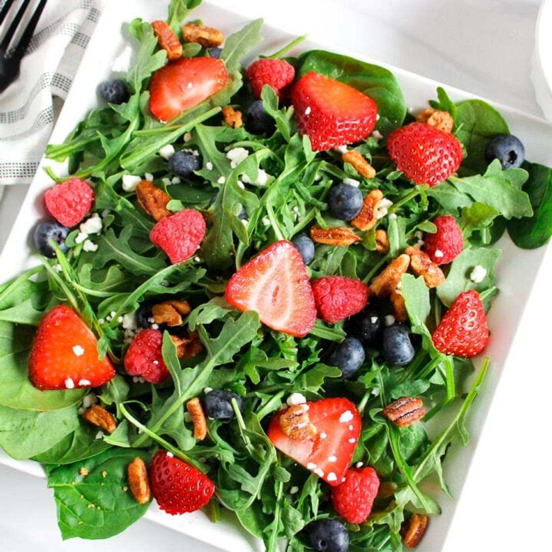 Berry Salad with Creamy Balsamic Vinaigrette Recipe