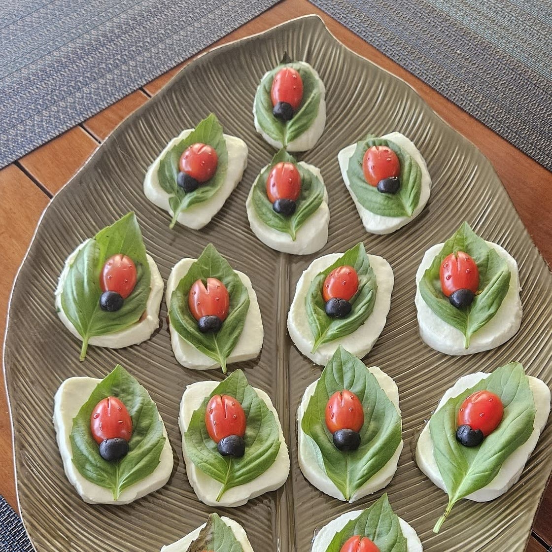 Ladybug Caprese Appetizer