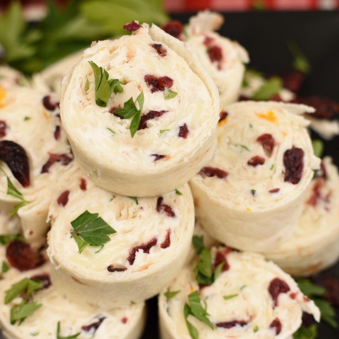 Turkey Cranberry Rollups