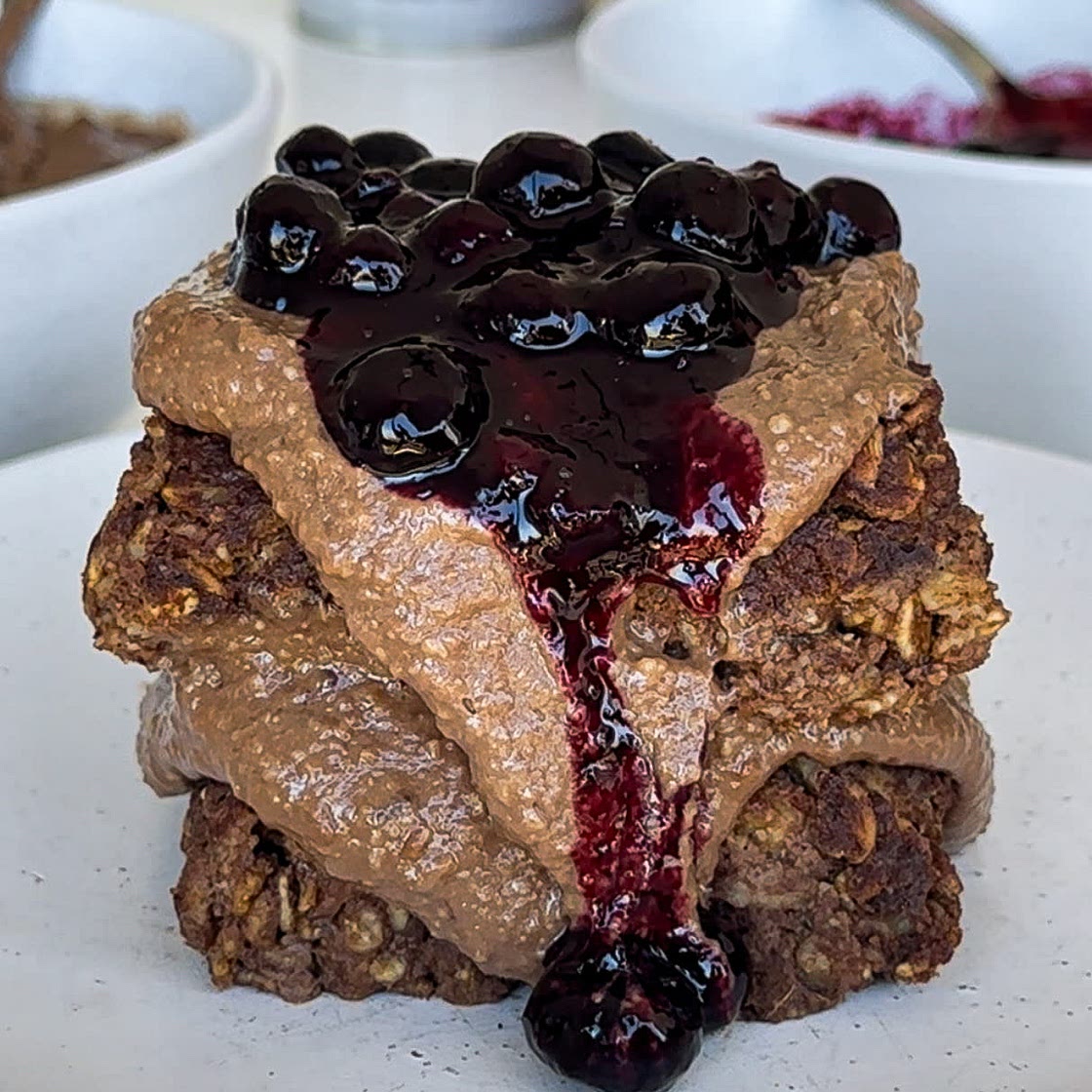 Choc Protein Baked Oats