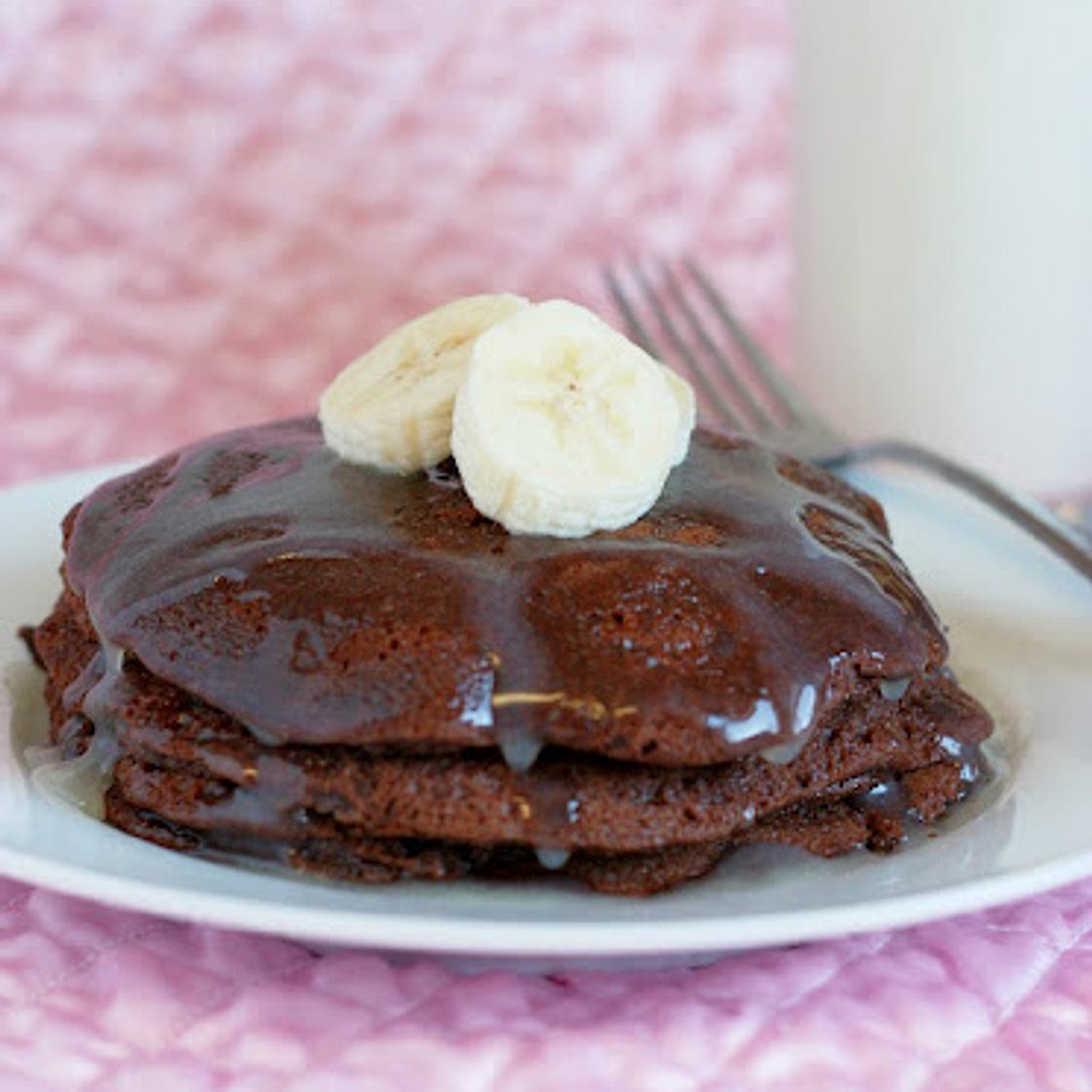 Chocolate Cake Pancakes