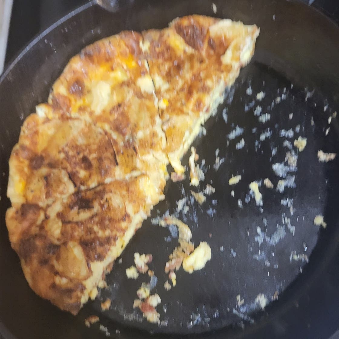 Keto Frittata with Brie and Bacon
