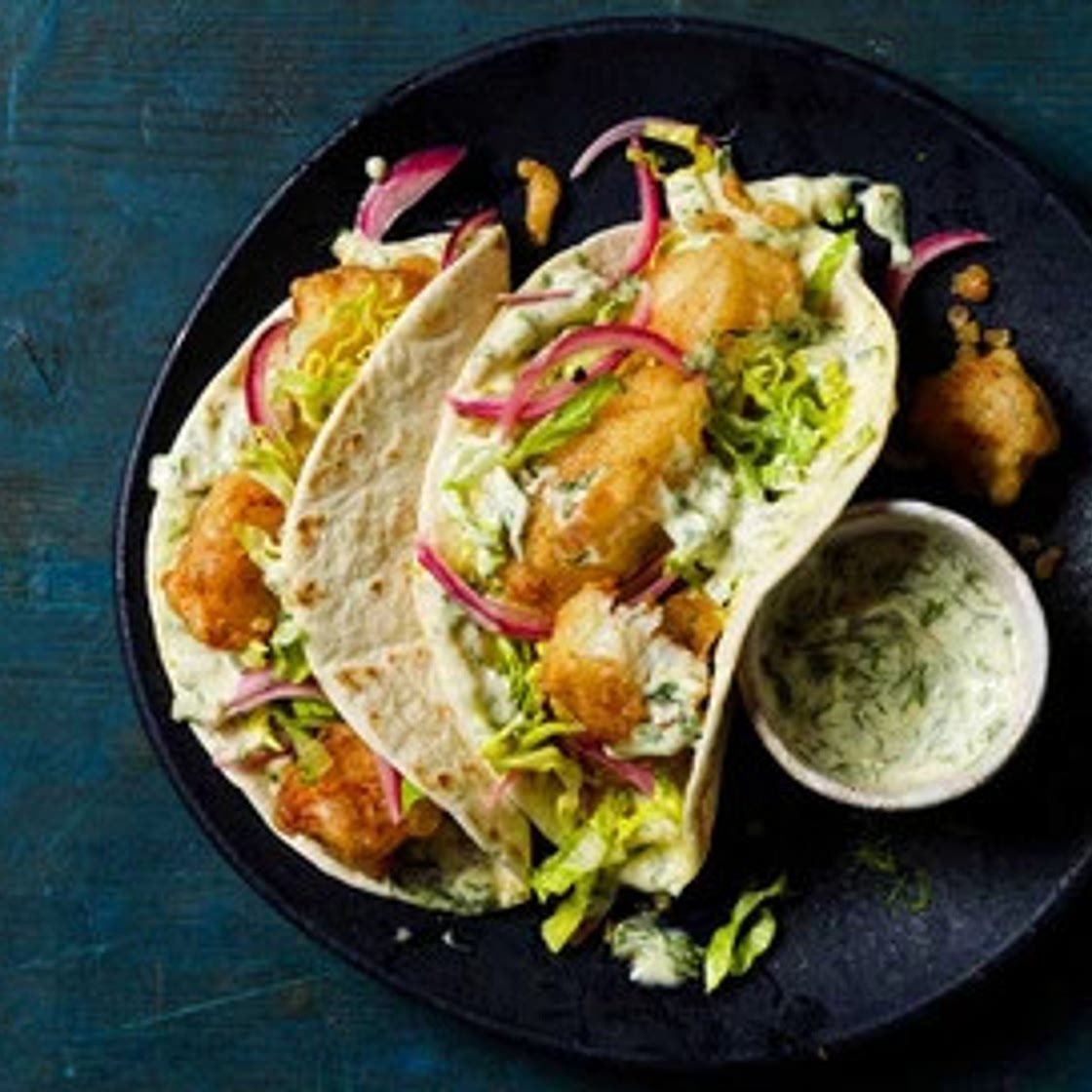 Beer Battered haddock Tacos