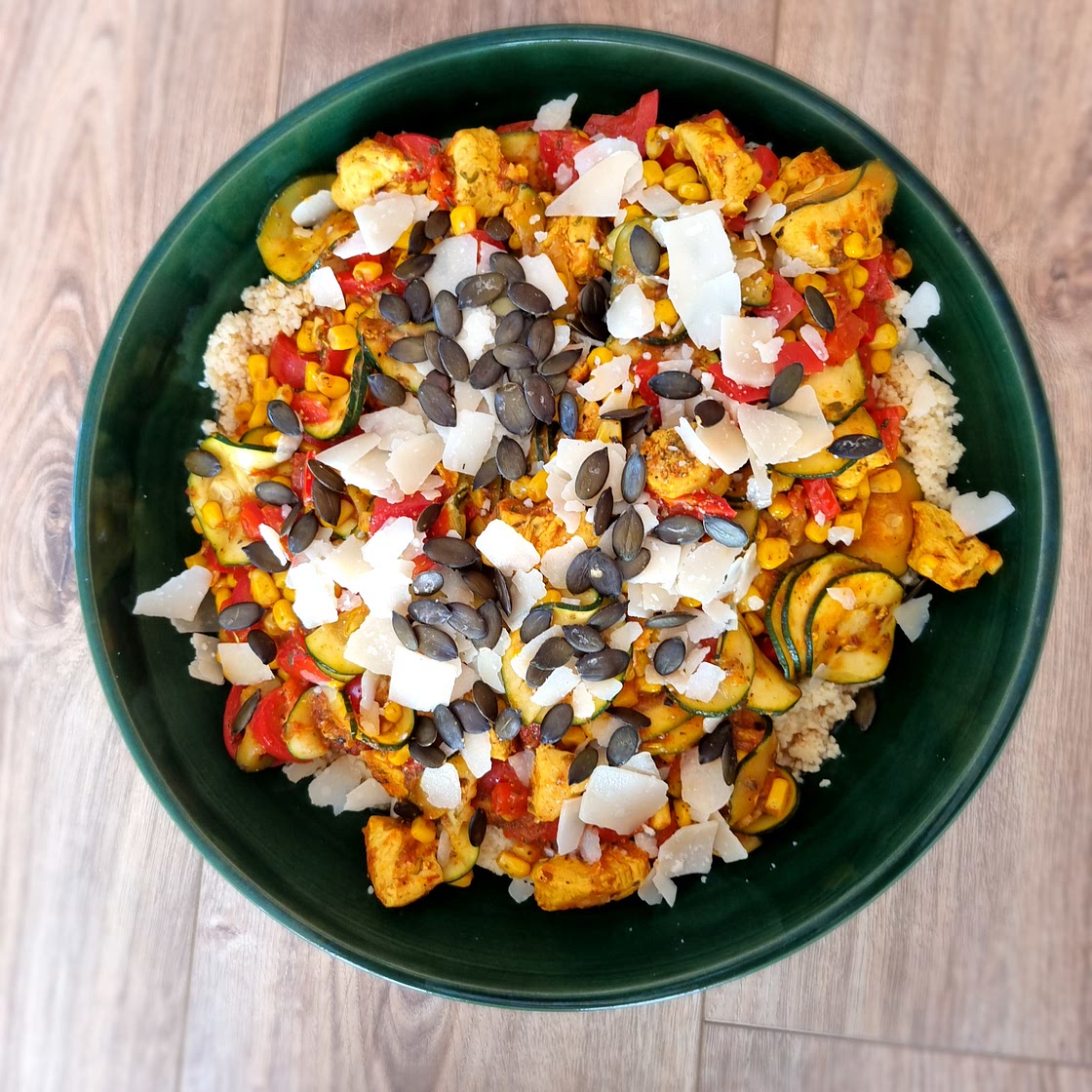 Lunchbox z kaszą kuskus