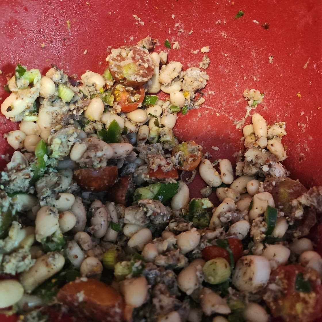 Mediterranean White Bean and Sardine Salad