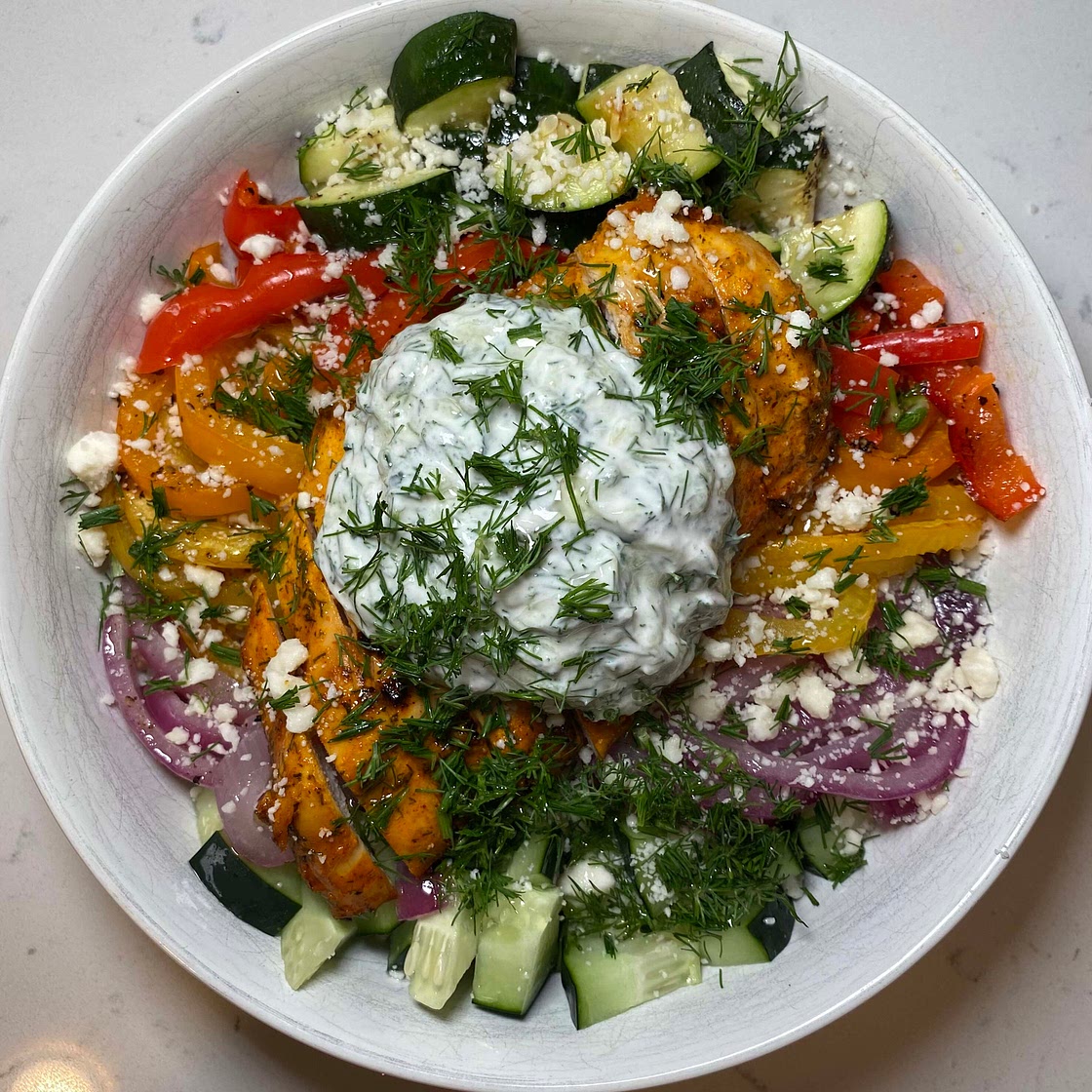Mediterranean Chicken Bowl