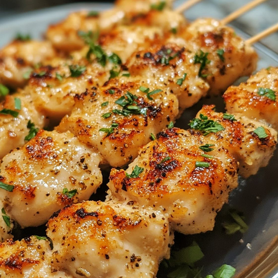 Juicy Grilled Chicken Skewers