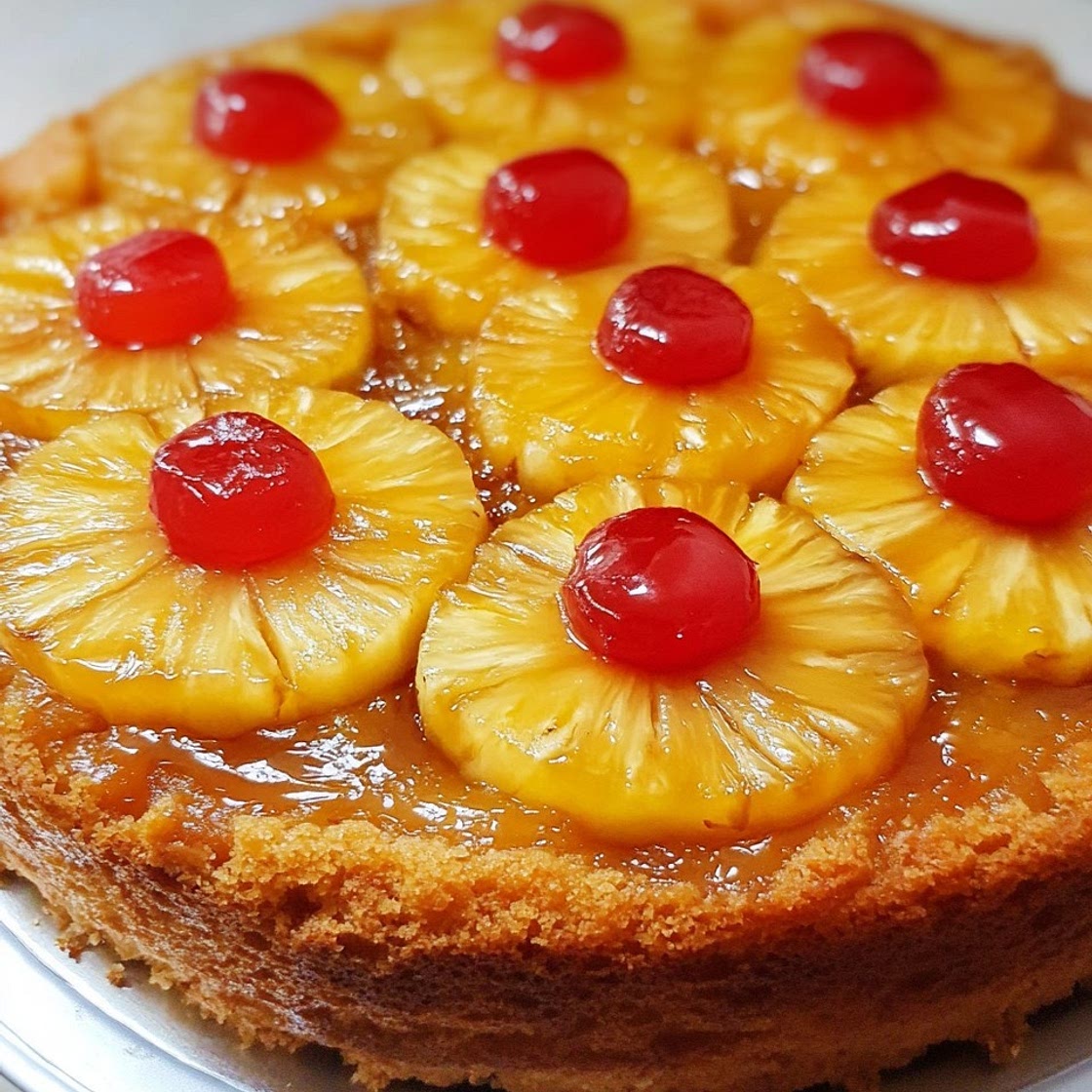 Classic Pineapple Upside-Down Cake – A Timeless Delight