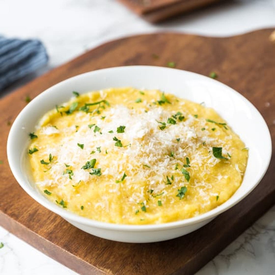 Easy Peasy Cheesy Polenta