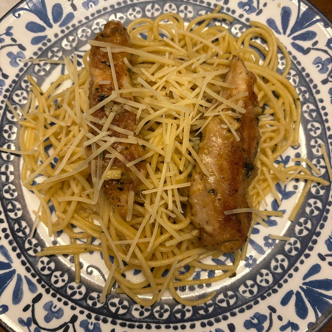Chicken Scampi Pasta Recipe