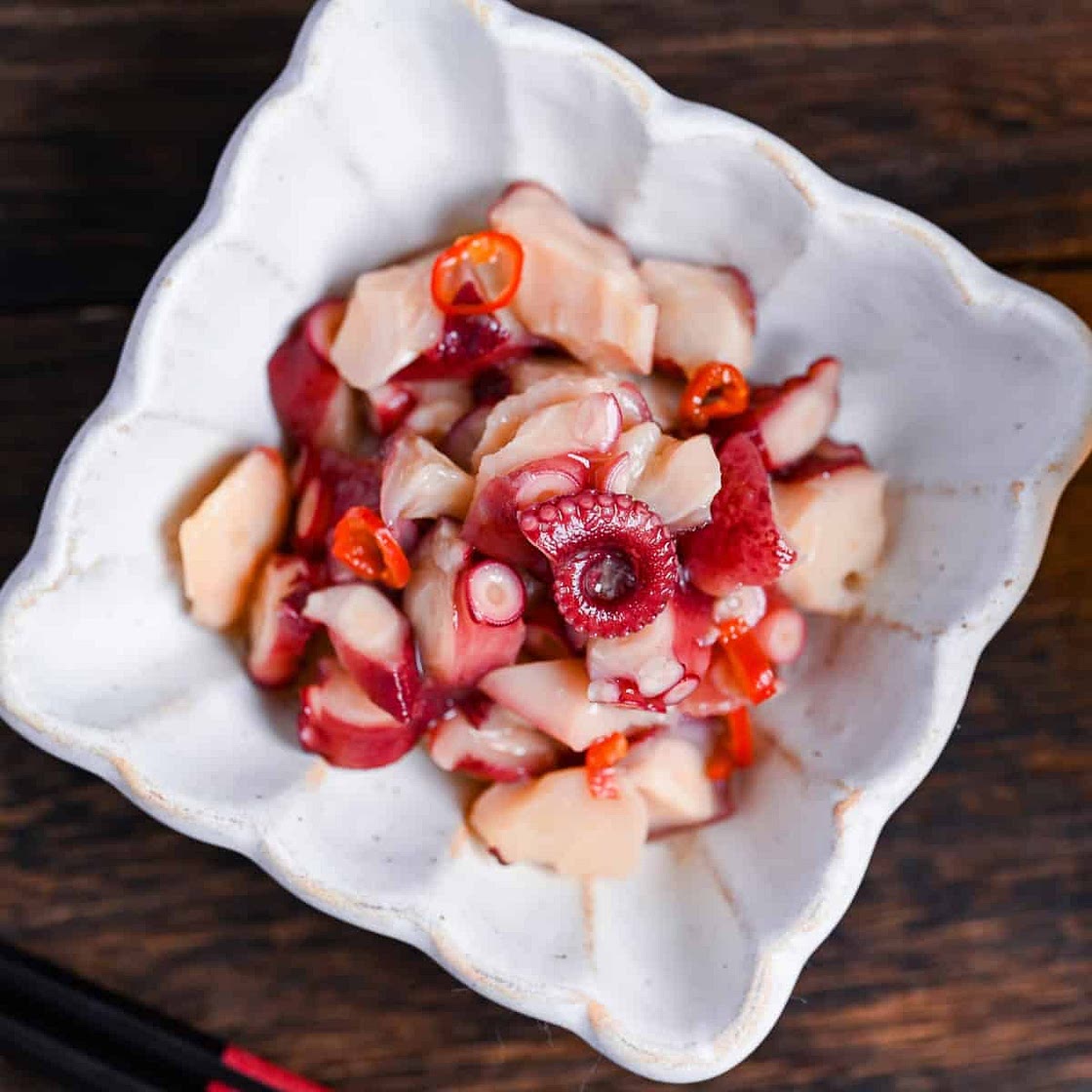 Takowasa (Wasabi Marinated Octopus)