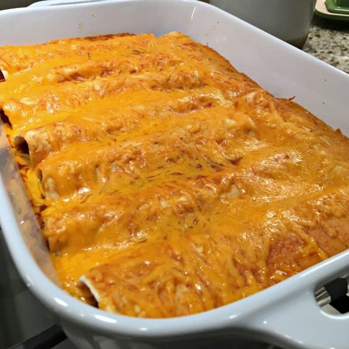 Easy beef enchiladas