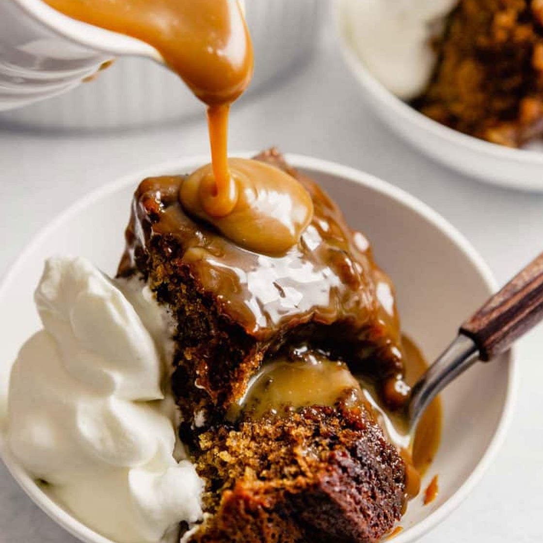 Sticky Toffee Pudding with Sticky Toffee sauce