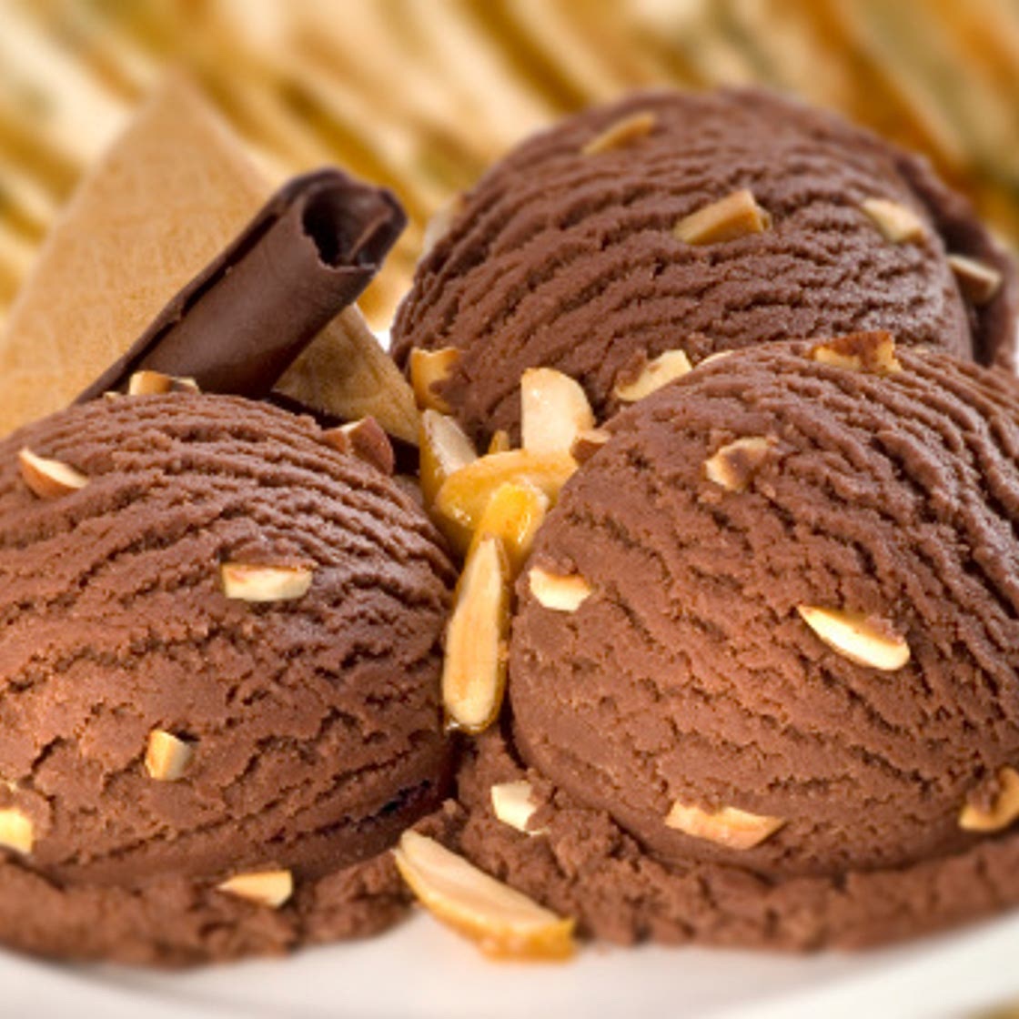 Chocolate Almond Ice Cream