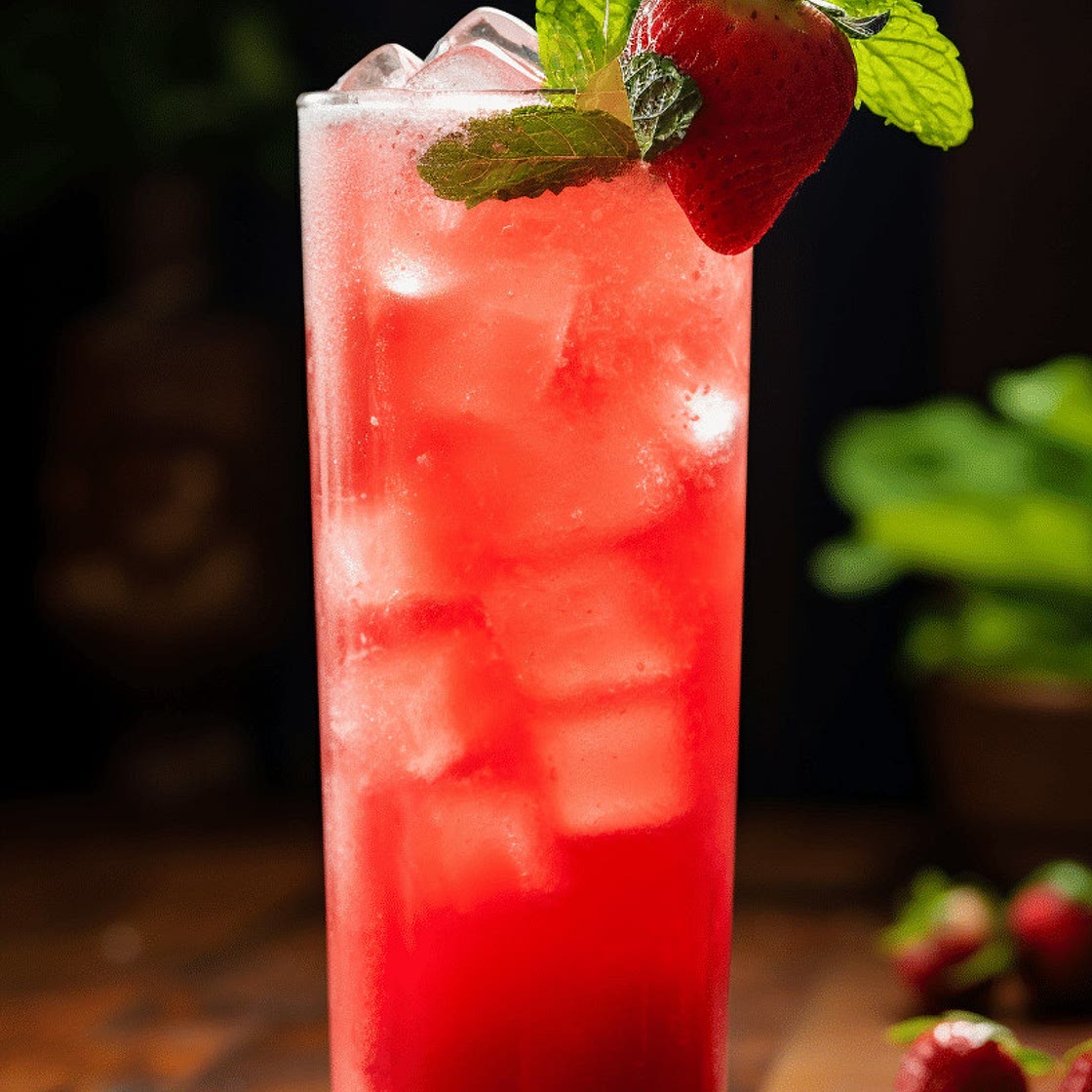 Strawberry Watermelon Spritzer