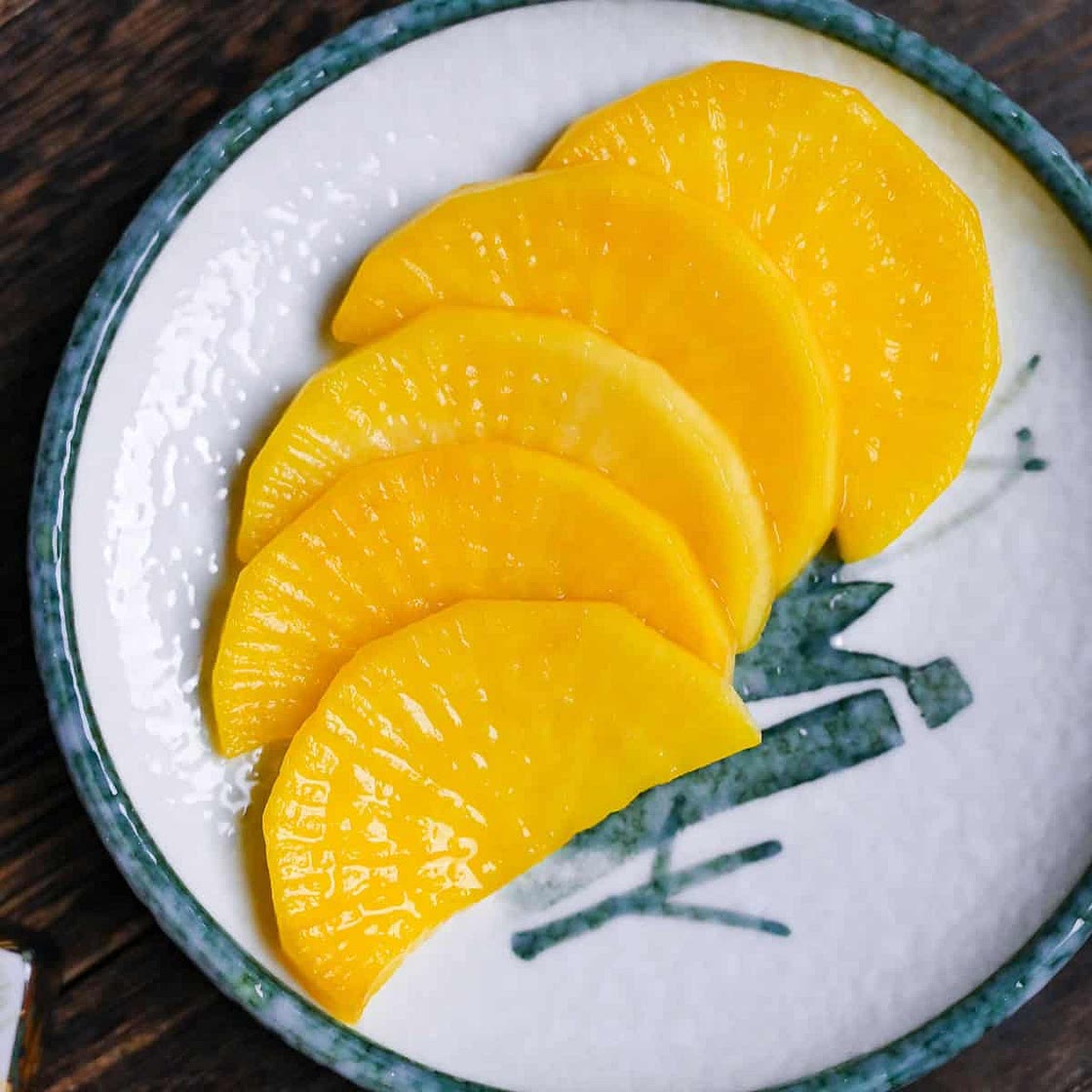 Quick & Easy Takuan (Yellow Pickled Daikon)