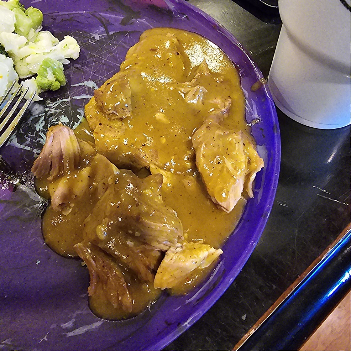 Crockpot Gravy Smothered Pork Chops